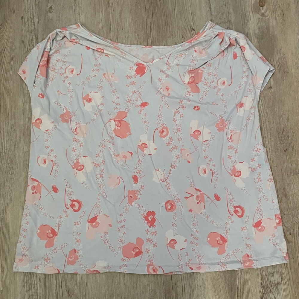 NOTTIBIANCHE Blue&Pink Floral PJ Set